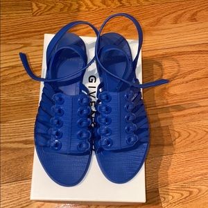 Blue givenchy sandals